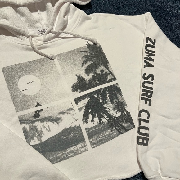 DAYDREAMER by Free People Zuma Surf Club Cropped Hoodie!🌴 - Picture 2 of 9